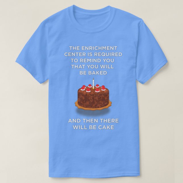 Portal Cake T-Shirt (Design vorne)