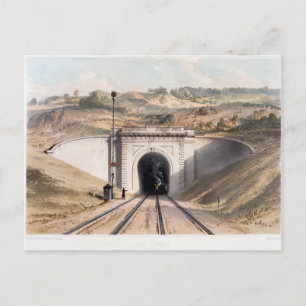 Portal des Brunelschachteltunnels bei Bath Postkarte