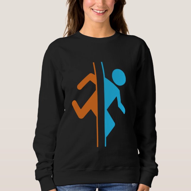 Portal funny für Männer Frauen Sweatshirt (Vorderseite)