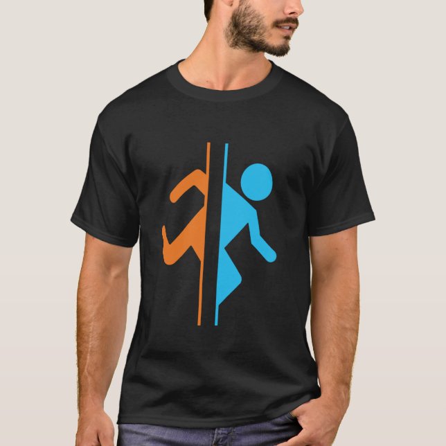 Portal funny für Männer Frauen T-Shirt (Vorderseite)