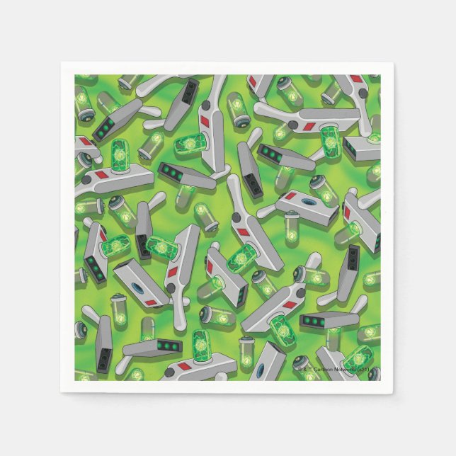 Portal Gun Pattern Serviette (Vorderseite)