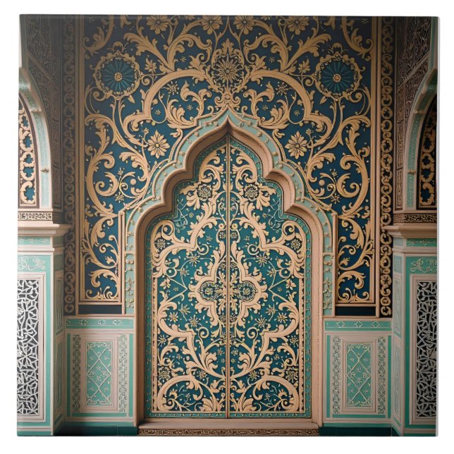 Portal to the Gilded Garden Fliese (Vorderseite)