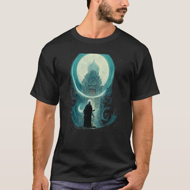 Portal zu Shangri La Yin Yang Art T-Shirt (Vorderseite)