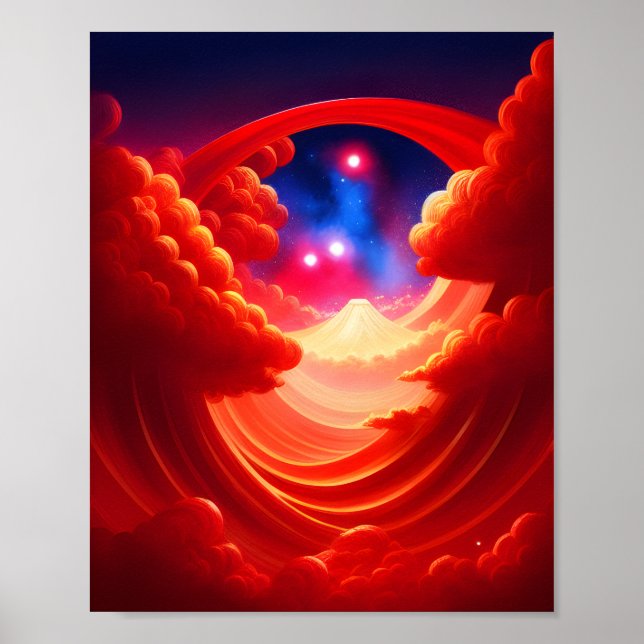 Portal zum Berg Gottes Poster (Vorne)