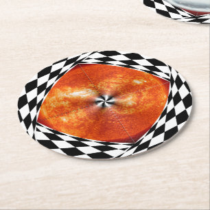 Portal zur Sonne von Kenneth Yoncich Runder Pappuntersetzer