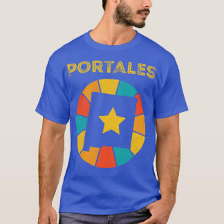 Portales New Mexico Vintag Beunruhigtes Souvenir 1 T-Shirt