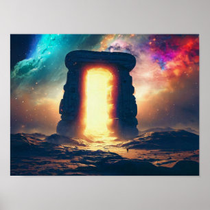 Portalmalerei Poster