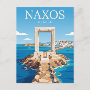 Portara von Naxos Griechenland Postkarte