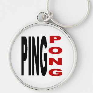 Porte clés Rond Premium PONG Schlüsselanhänger