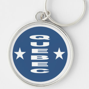 Porte-clés rond Premium QUEBEC Schlüsselanhänger