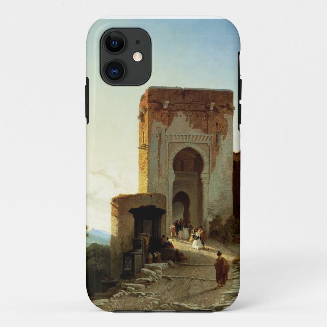 Porte de Justice, Alhambra, Granada (Öl auf Case-Mate iPhone Hülle (Rückseite)
