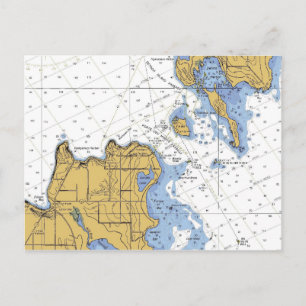 Porte des Morts, WI Totentür, Schöne Postkarte