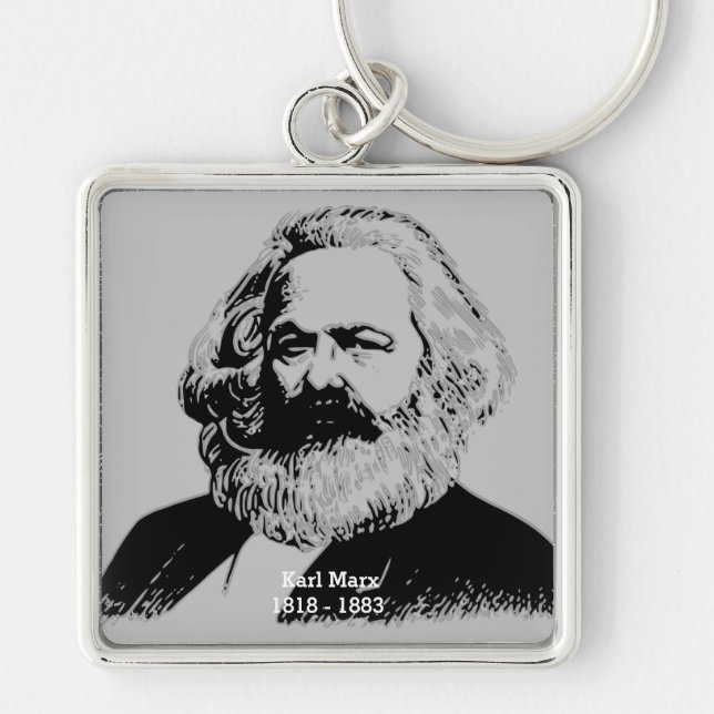 Porteclés carré Karl Marx - Grand Schlüsselanhänger (Vorne)