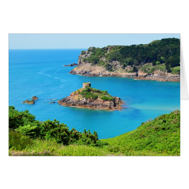 Portelet Bay, Jersey-Karte (Vorderseite (Horizontal))