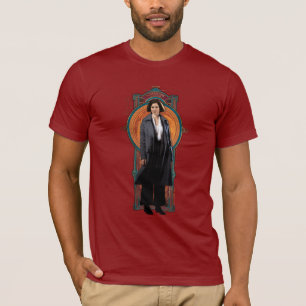 PORTENTINA GOLDSTEIN™ Art-Deco-Panel T-Shirt