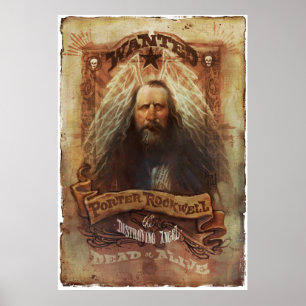 Porter Rockwell Print Poster