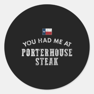 Porterhouse Steak Rare Medium Dinner Texas Beef Gr Runder Aufkleber