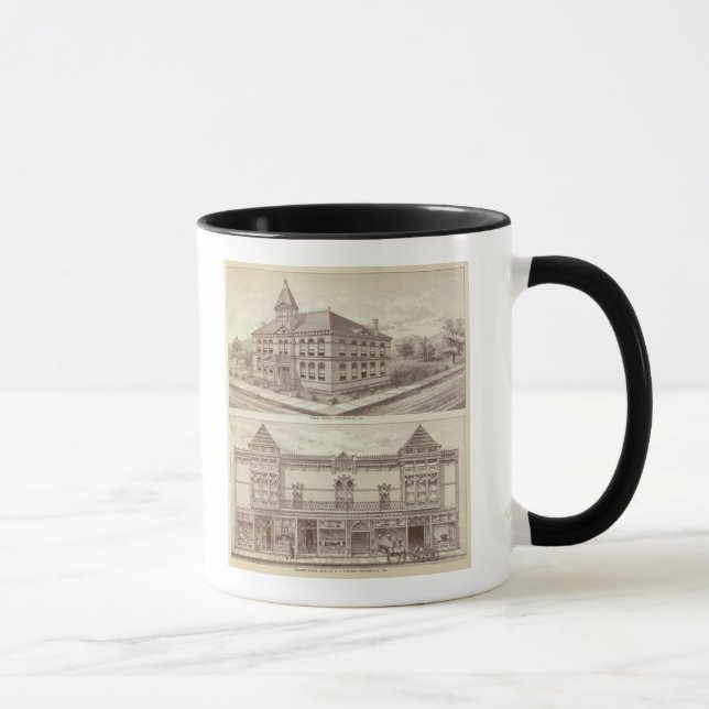 Porterville-Schule, Geschäft Tasse (Rechts)