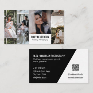 Portfolio Collage QR Code Berufliche Fotografie Visitenkarte