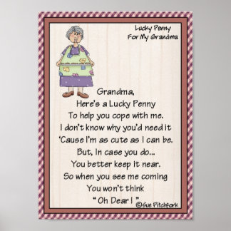 Portfolio-Oma-Lucky Penny-Glue Penny On Poster
