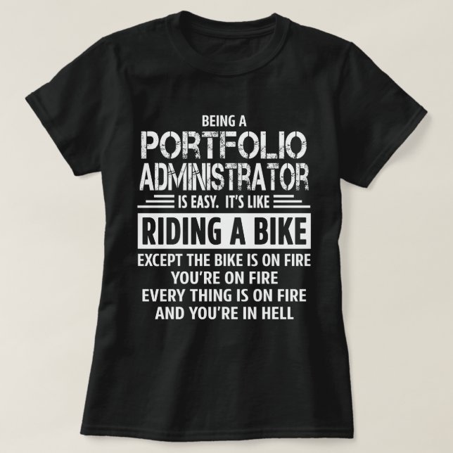 Portfolioverwalter T-Shirt (Design vorne)