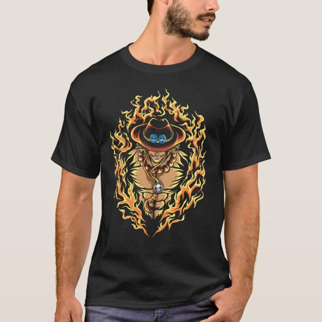 Portgas D. Ace T-Shirt (Vorderseite)