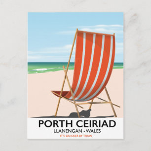Porth Ceiriad Wales Beach Postkarte