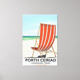 Porth Ceiriad Wales Strand Leinwanddruck