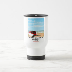 Porth Dafarch, Anglesey Vintage-Reiseplakat Reisebecher