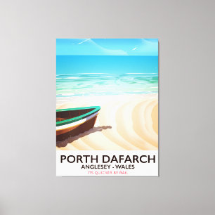 Porth Dafarch, Anglesey Welsh Beach Poster Leinwanddruck