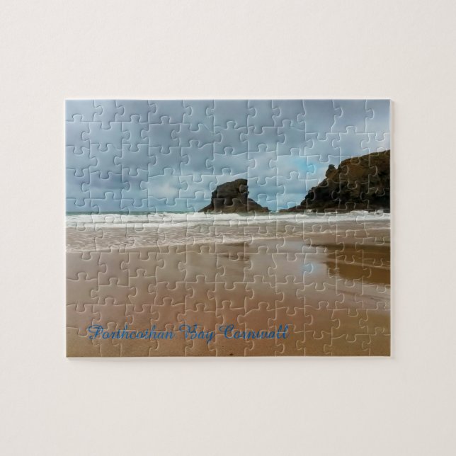Porthcothan Bucht Cornwall England Puzzle (Horizontal)