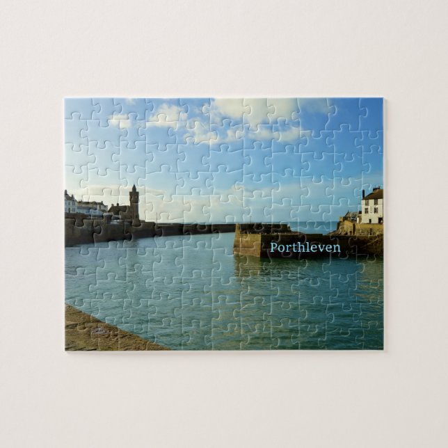 Porthleven Cornwall England Hafen-Wand Puzzle (Horizontal)