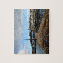 Porthleven Cornwall England im Winter Puzzle