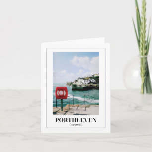 Porthleven, Cornwall Karte