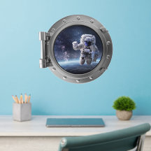 Porthole - Astronautenwall Decal