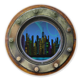 Porthole Scene Drawer Knobs Keramikknauf