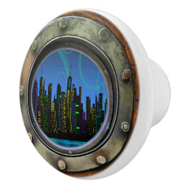 Porthole Scene Drawer Knobs Keramikknauf