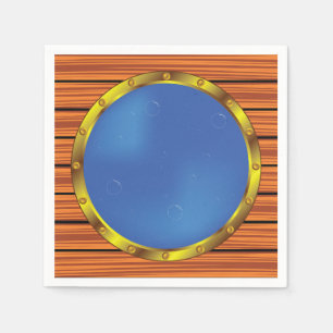 Porthole Window Paper Napkins Serviette
