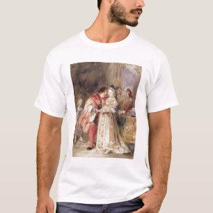 Portia und Bassanio, c.1826 (w/c, braune Tinte, T-Shirt