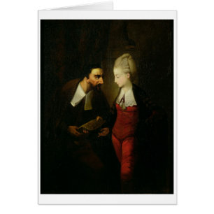 Portia und Shylock "vom Kaufmann von Venedig" A