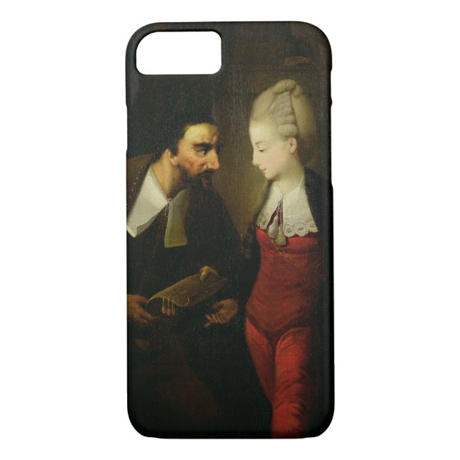 Portia und Shylock "vom Kaufmann von Venedig" A Case-Mate iPhone Hülle (Rückseite)