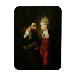 Portia und Shylock von 'Der Händler von Venedig' A Magnet