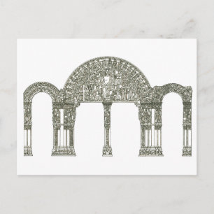 Portico de la Gloria. Santiago de Compostela Postkarte