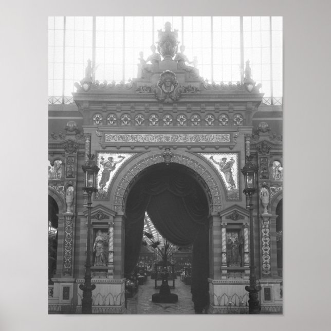 Portico der Keramiken Poster (Vorne)