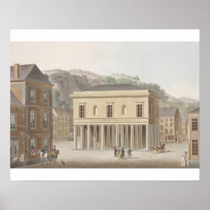 Portico des Springbrunnens von Pouhon am Wellness- Poster