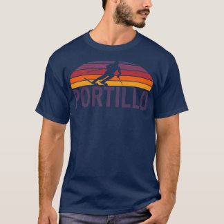 Portillo Chile Südamerika Snowboard T-Shirt