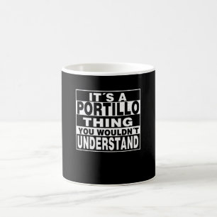 PORTILLO Nachname Personalisiertes Geschenk Kaffeetasse