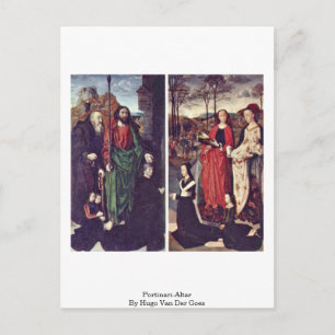Portinari-Altar von Hugo Van der Goes Postkarte