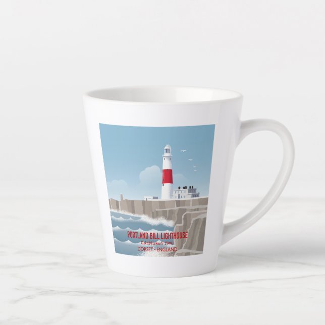 Portland Bill Leuchtturm Milchtasse (Rechts)