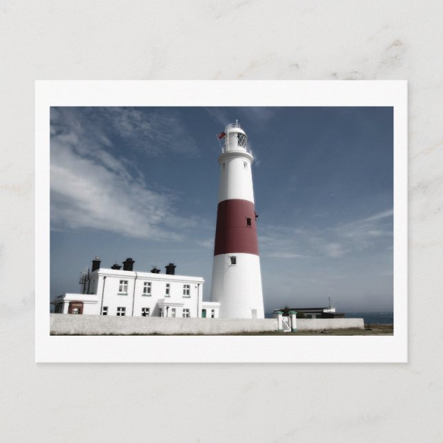 Portland Bill Lighthouse 2 Postkarte (Vorderseite)